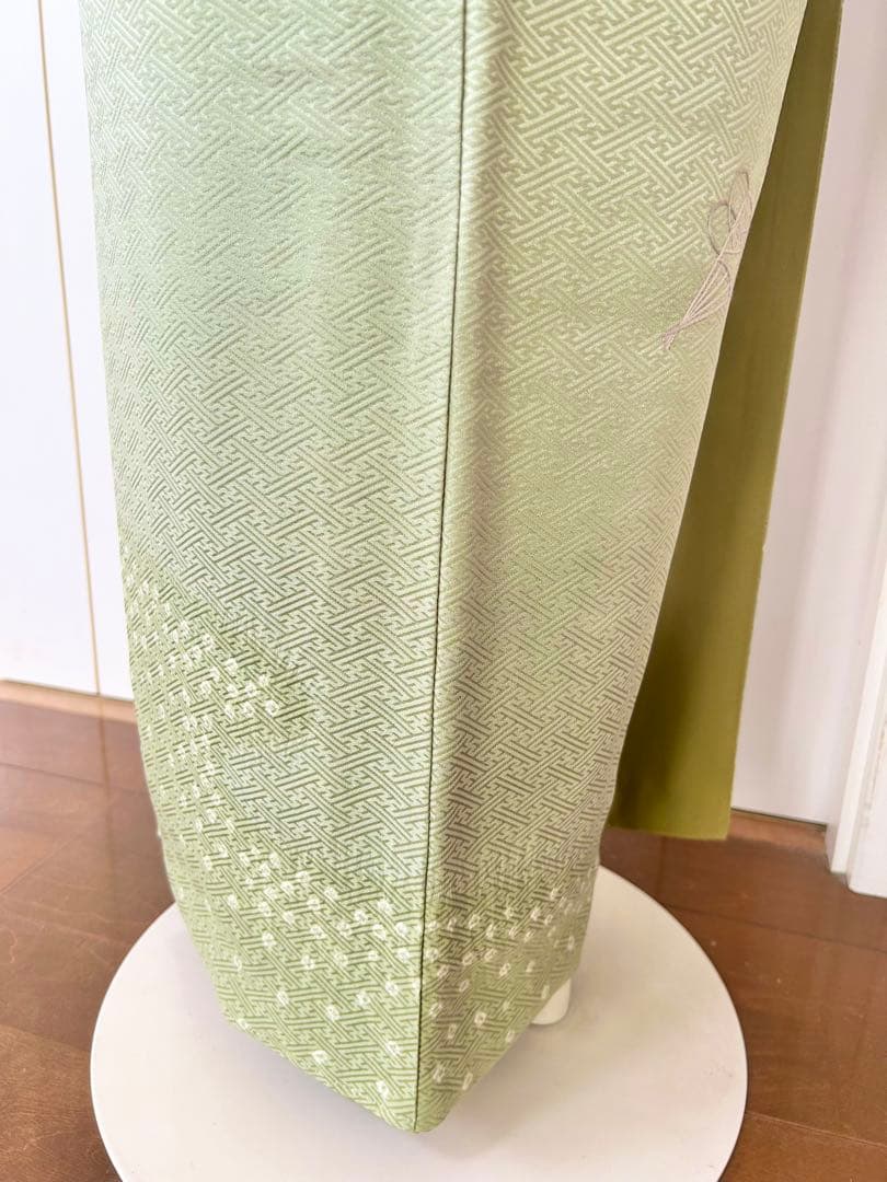 美品　一部しつけ糸付き　正絹訪問着　フルセット4点　卒業式　入学式　七五三