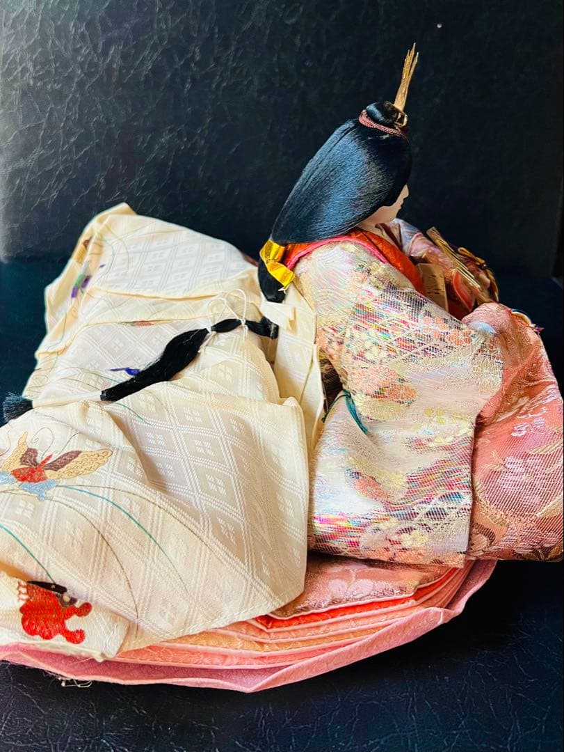 祐月ゆめさきびな／姫に難あり雛人形2体セット