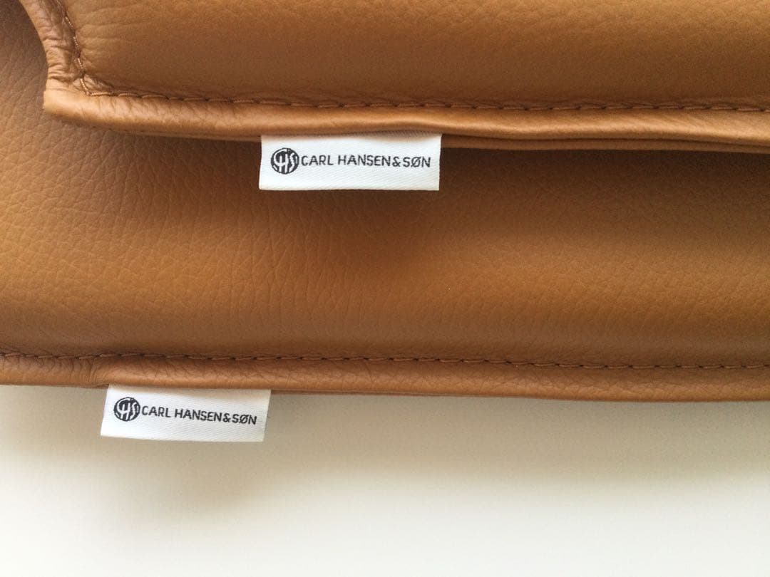 カールハンセンアンドサンCH24 Yチェア専用クッション(キャメル色)2点セット