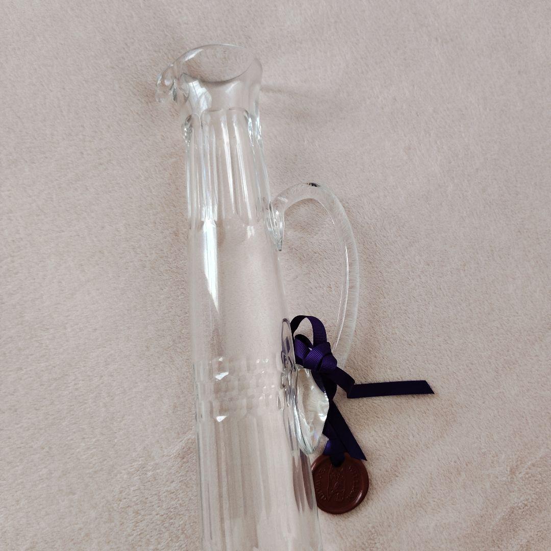 WILLIAM YEOWARDクリアガラス花瓶 ハンドル付き