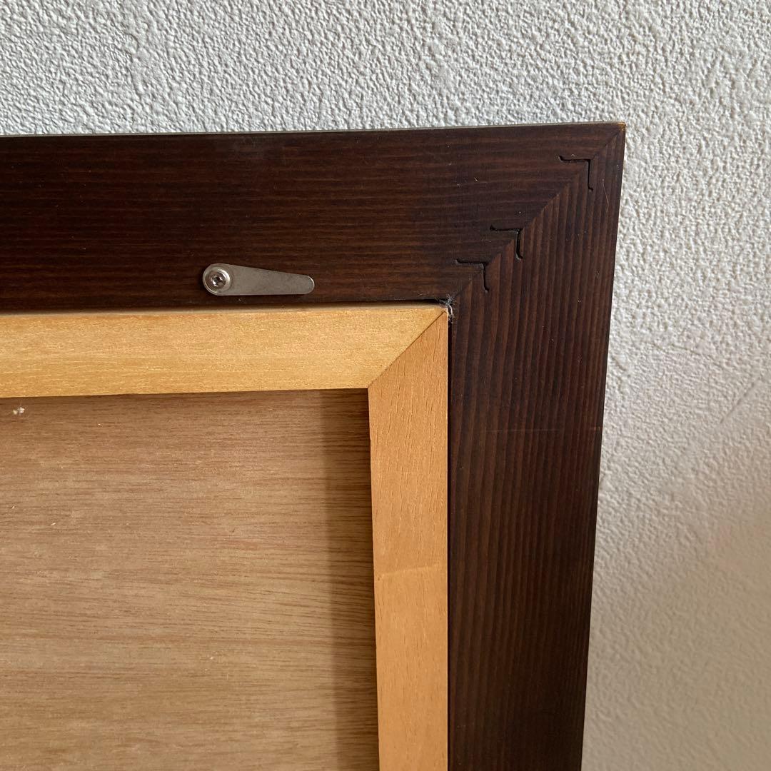 ダークブラウンB2サイズ 木製ポスターフレーム