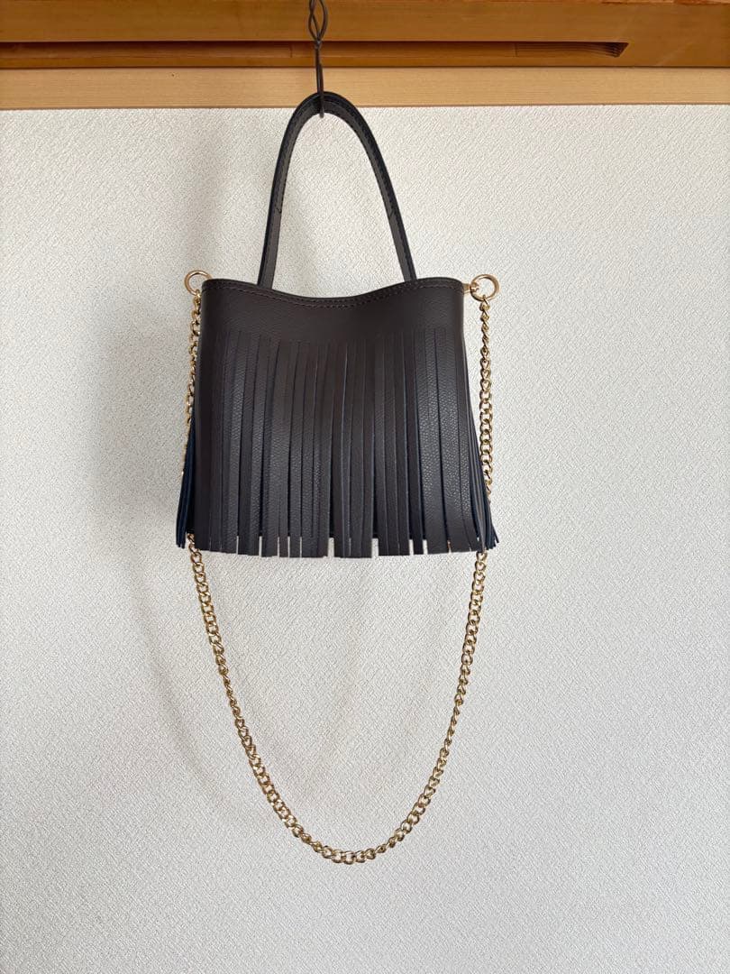 AP STUDIO AULENTTI ベッチュウfringe chainバッグ