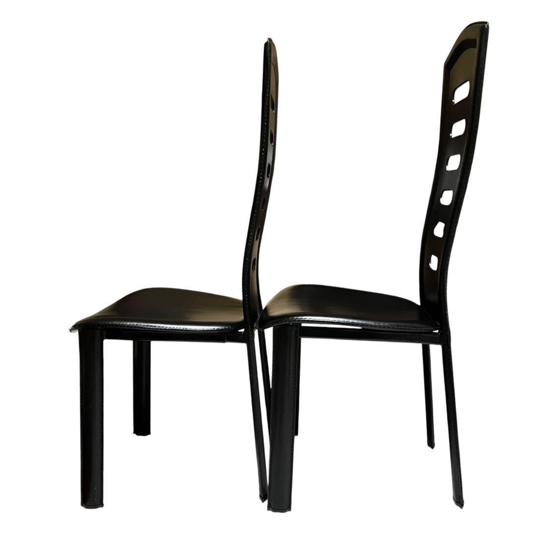 【美品】椅子8339 ダイニングチェア　ハイバックチェア 2脚セット　大塚家具