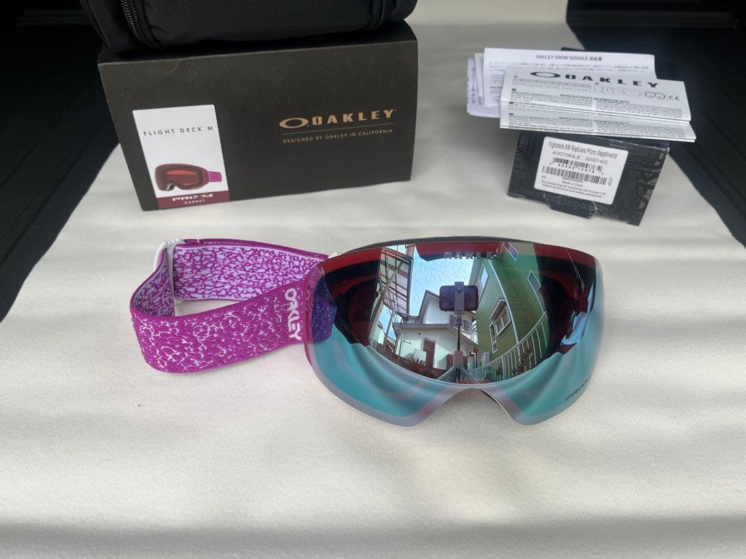 【大幅値下げ中】OAKLEY Flight Deck M 替えレンズ専用バッグ付