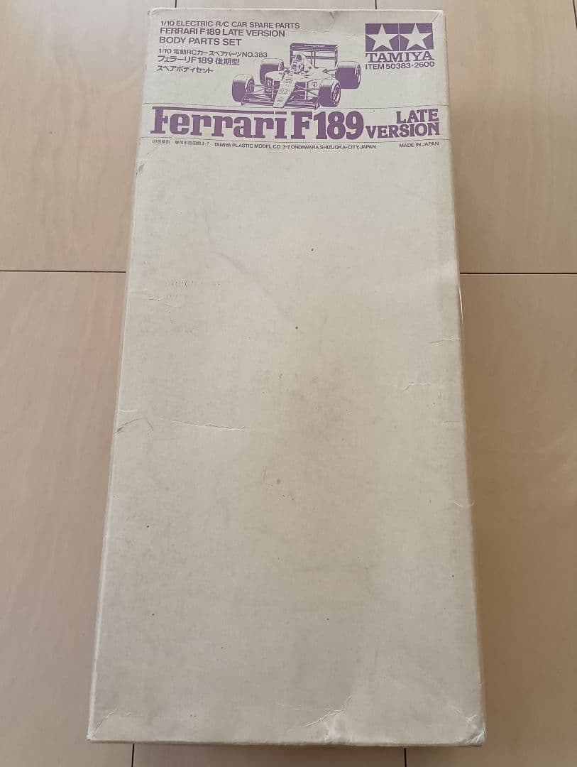 タミヤ RC 1/10 フェラーリ F189 後期型 F1 スペアボディ