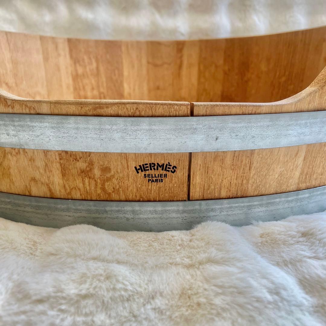 HERMES エルメス　犬用バスケット