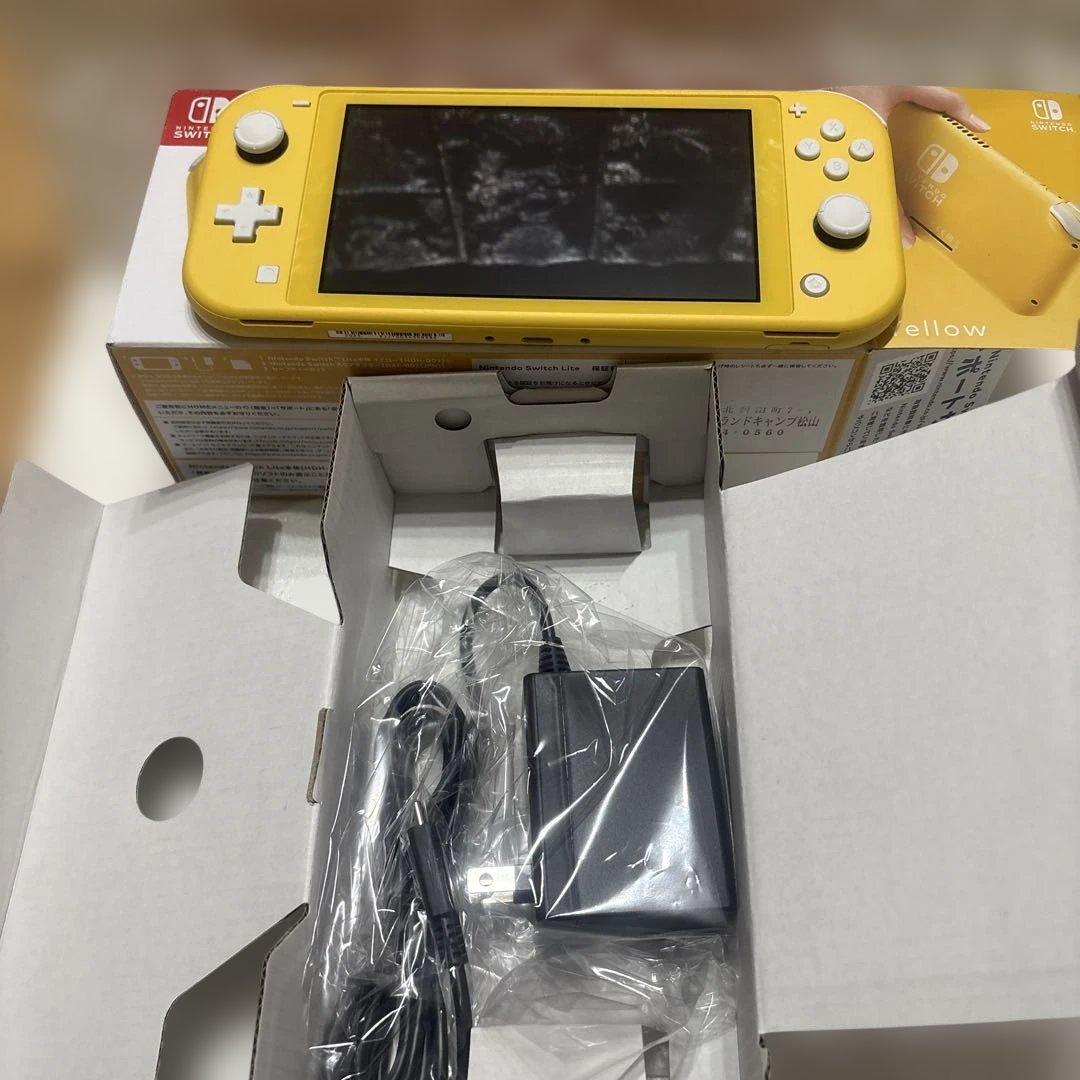 Nintendo Switch Lite イエロー 本体　美品