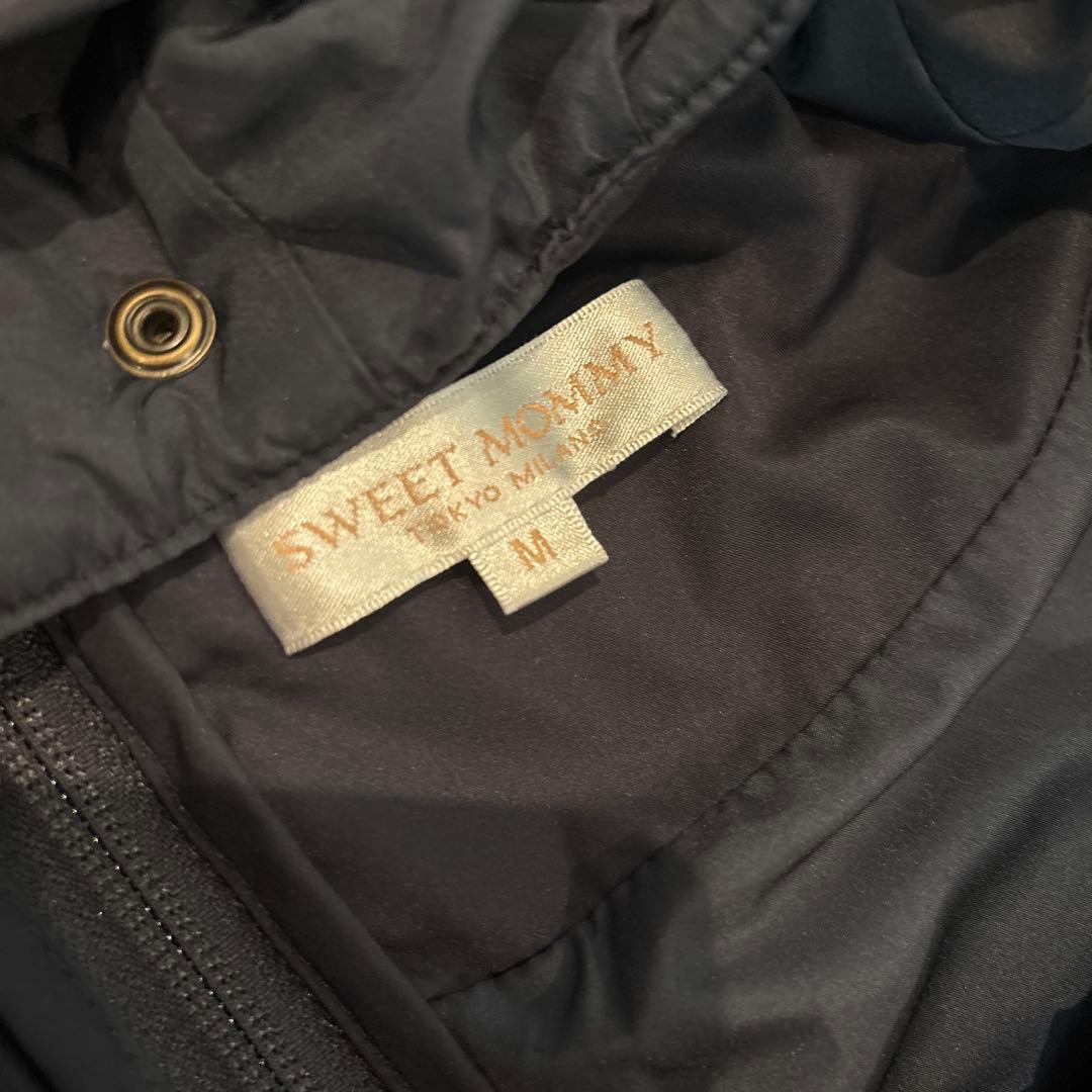 【新品・ネイビー】スウィートマミー　ママコート　マタニティ だっこ　おんぶ