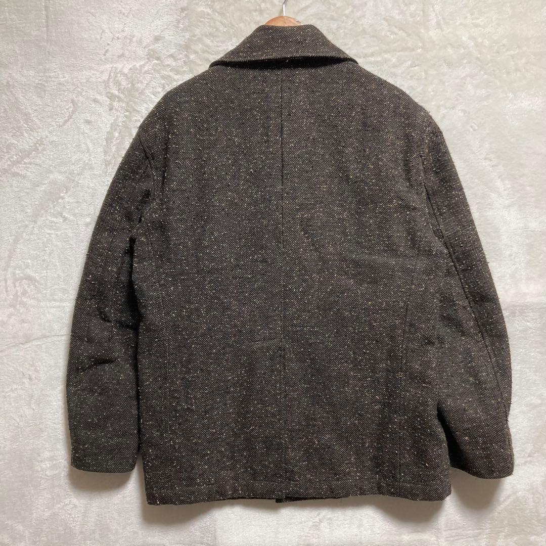 タ*リ様 80s SPIEWAK USA製 キルティングピーコート 実寸 XL