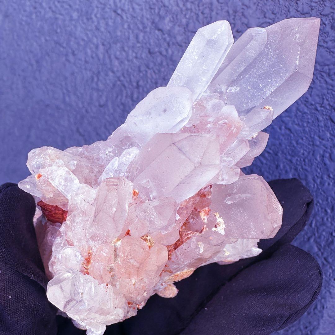 爆レア❗️浄化❗️超綺麗♡超強いパワー ピンク ヒマラヤ クラスター天然石A1522