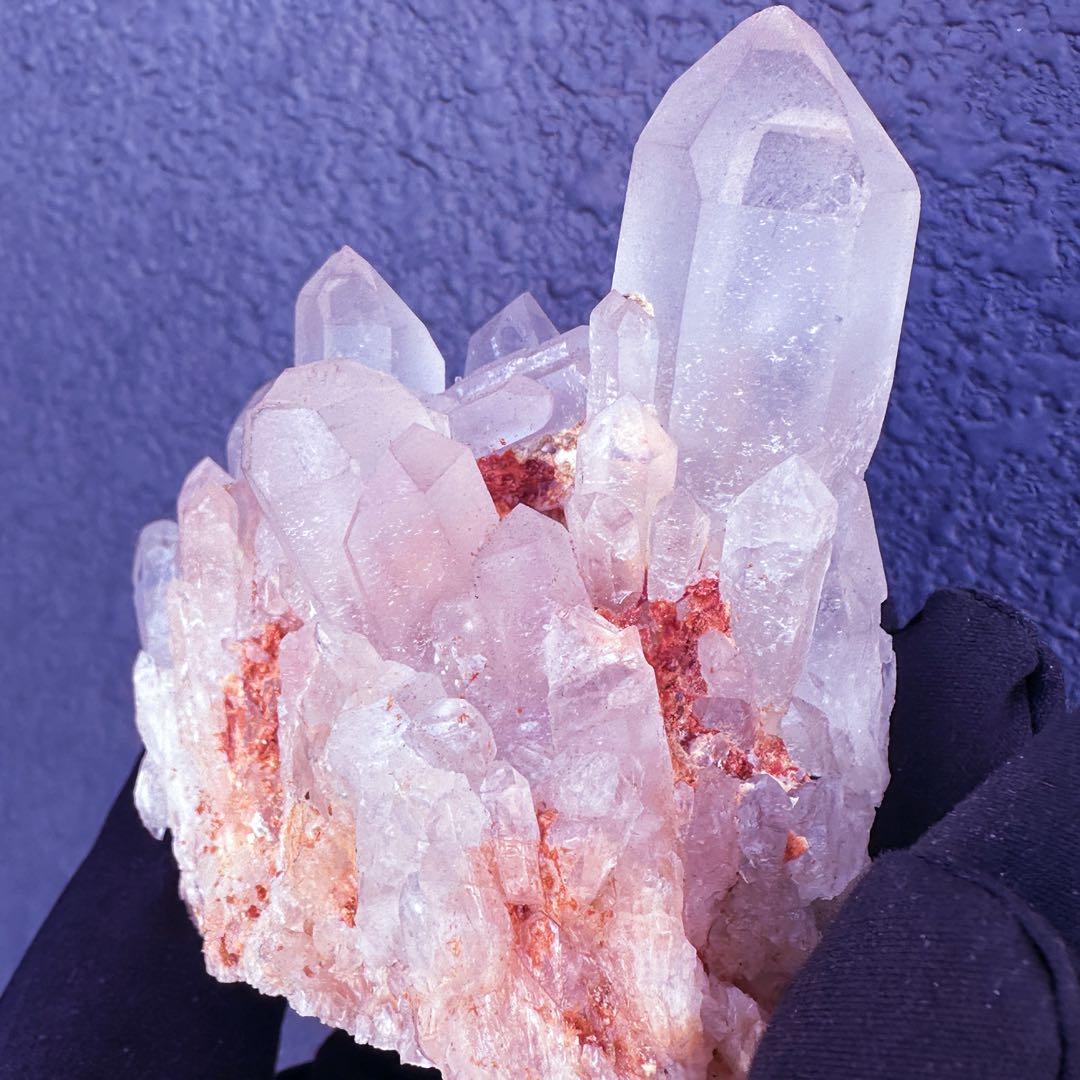 爆レア❗️浄化❗️超綺麗♡超強いパワー ピンク ヒマラヤ クラスター天然石A1522