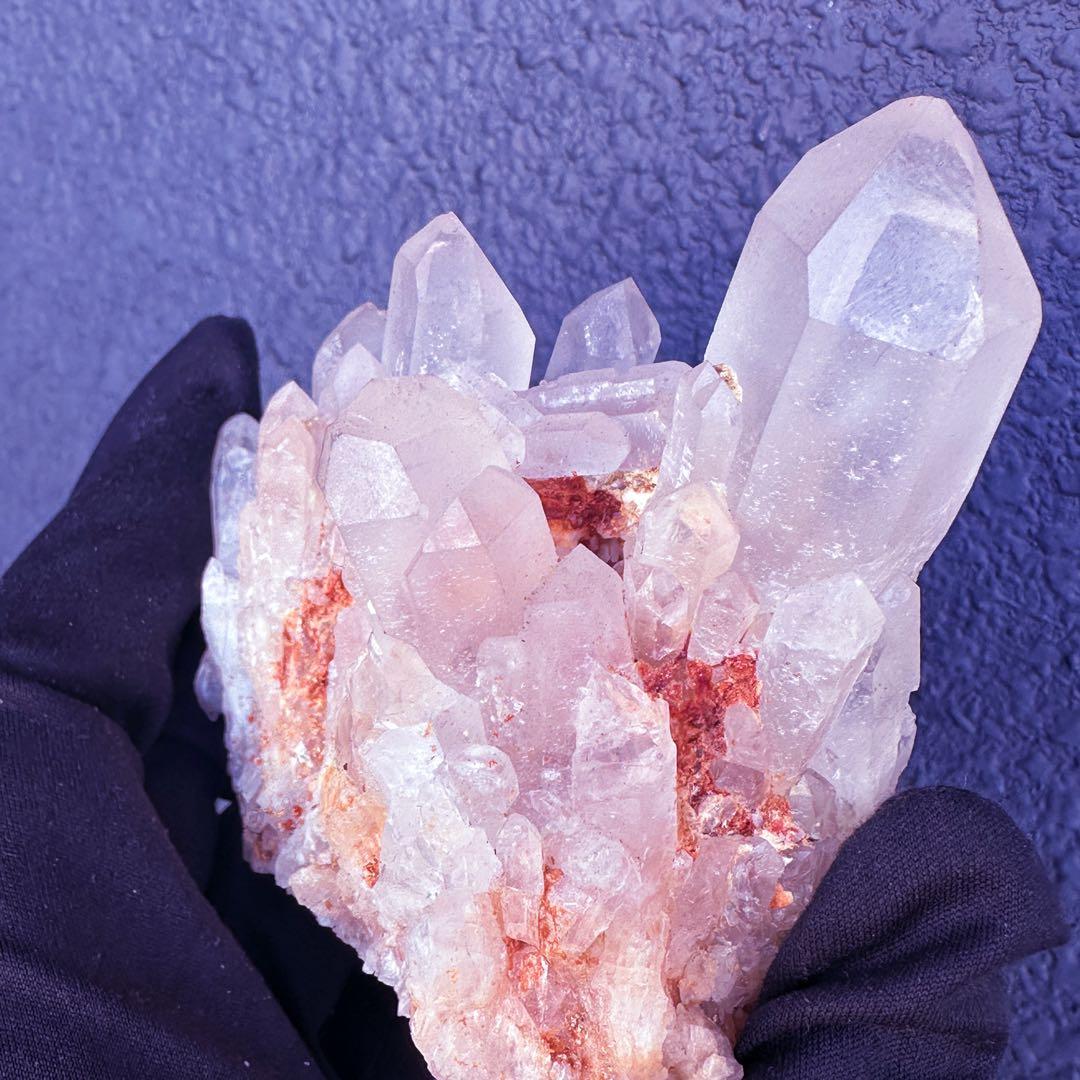 爆レア❗️浄化❗️超綺麗♡超強いパワー ピンク ヒマラヤ クラスター天然石A1522