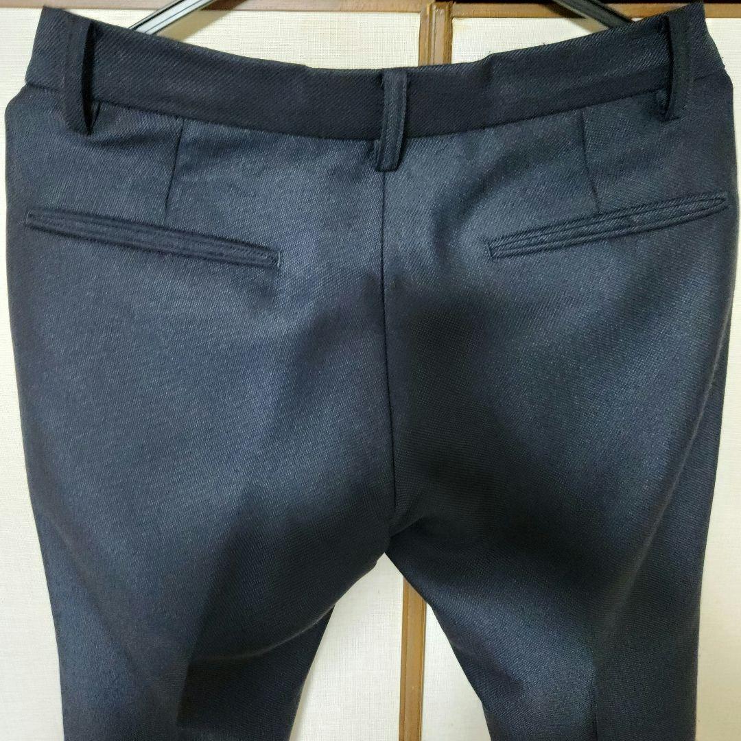 5351 POUR LES HOMMES バーズアイセットアップNAVY裾未処理