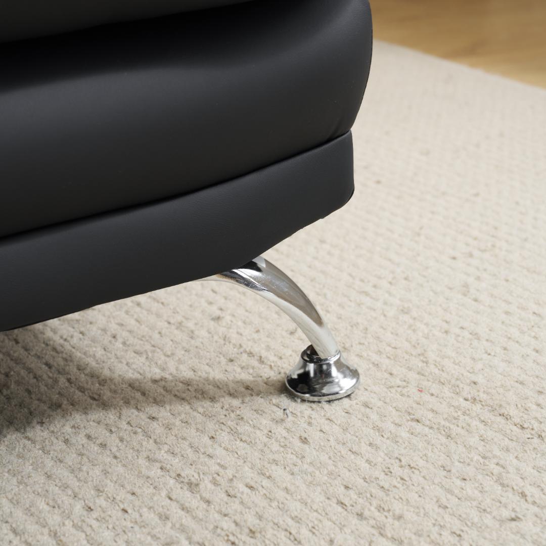 超人気！ソファー ソファ 2人掛け 幅155cm 2人掛け 北欧 BLACK