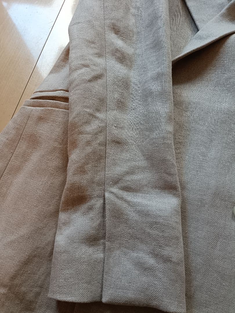 Chaos(カオス)　リネンヘリンボンジャケット　ベージュ55