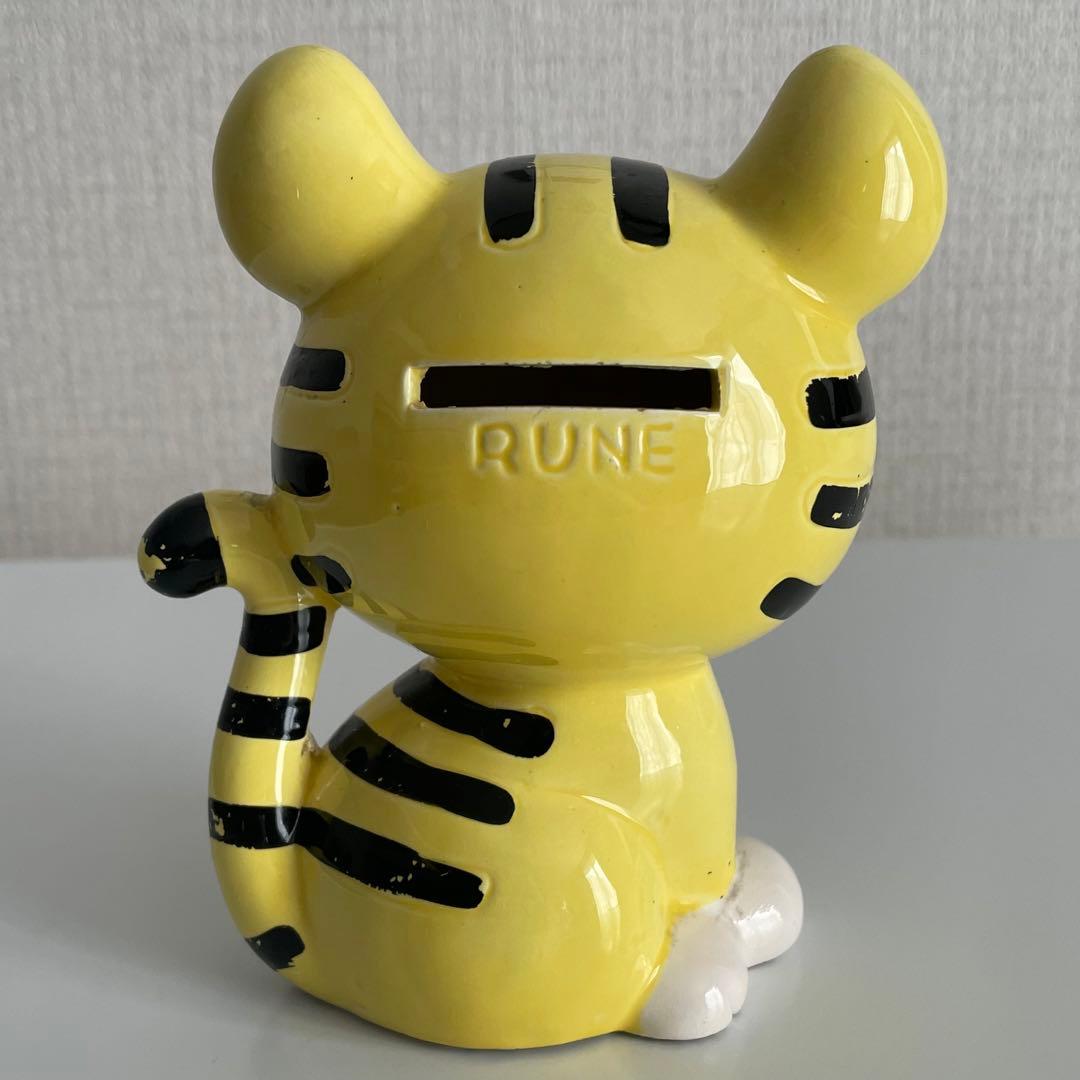 希少　激レア　内藤ルネ　陶器製　トラ　貯金箱　置物　昭和レトロ　当時物