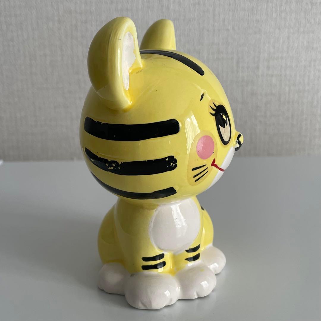 希少　激レア　内藤ルネ　陶器製　トラ　貯金箱　置物　昭和レトロ　当時物