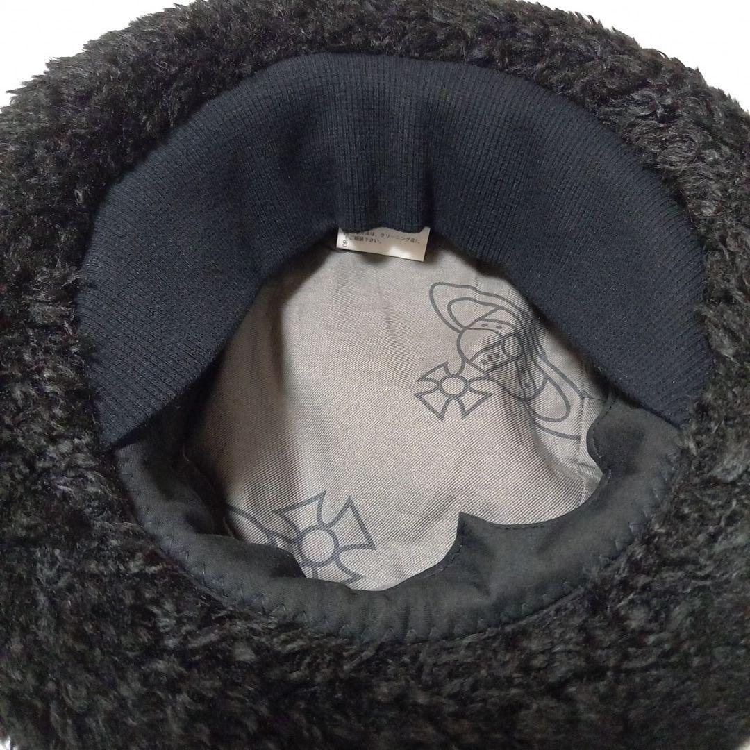 ☆美品☆ Vivienne Westwood リブ付き ボア バケット ハット