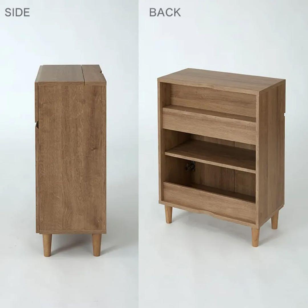 新品箱未開封■LOWYA コンパクトサイドラック　ルーター収納