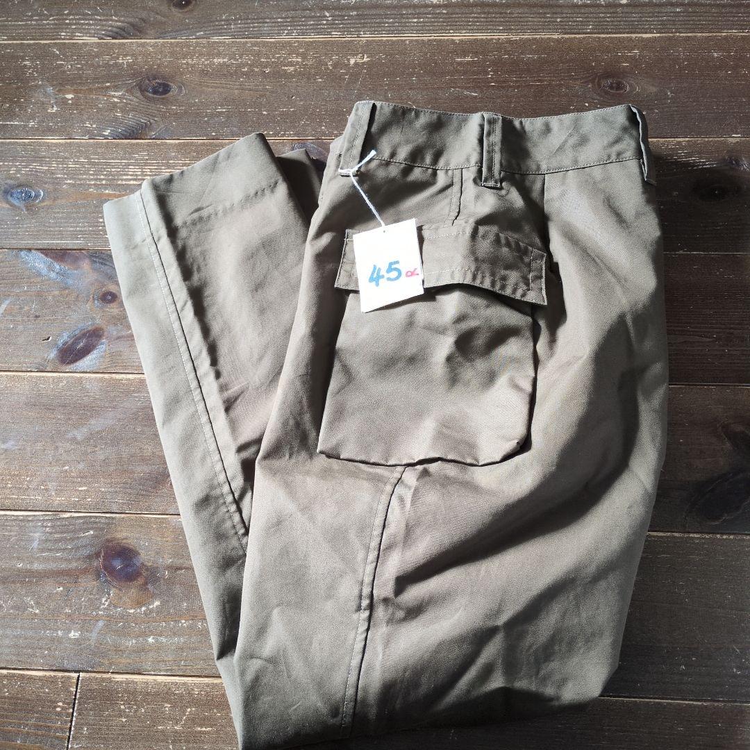 45R 綿ナイロンオックスフォード馬比女カーゴパンツ　ベイカーパンツ　М