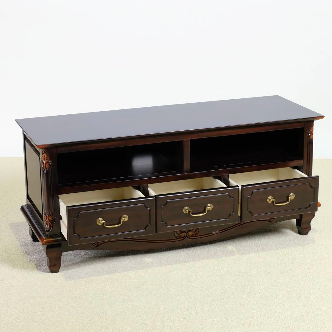 E 新品 TVボード S ブラウン テレビ台 AVラック テレビラック 収納