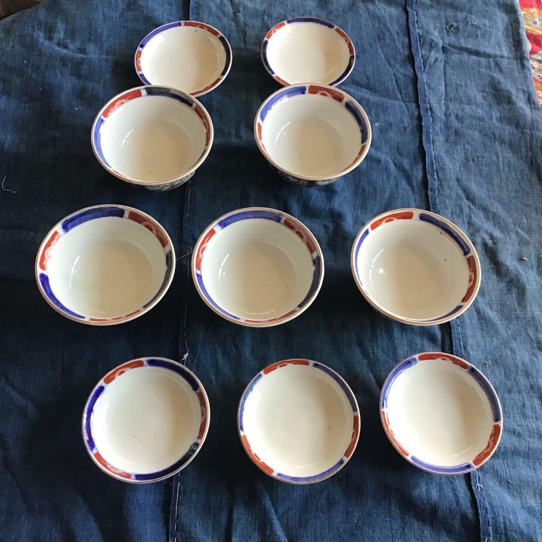 古伊万里　大型茶碗　５客セット
