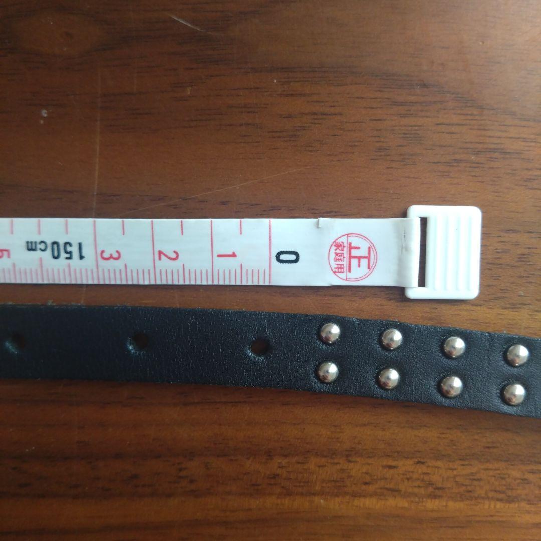 tao COMME des GARCONS スタッズレザーベルト Black