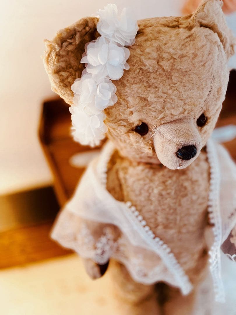 フランス　ヴィンテージベア　モコモコ♡⸝⸝⸝⸝ アンティークベア