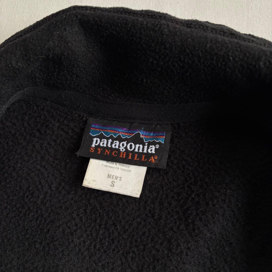 トップス 00s patagonia SYNCHILLA fleece vest BLK