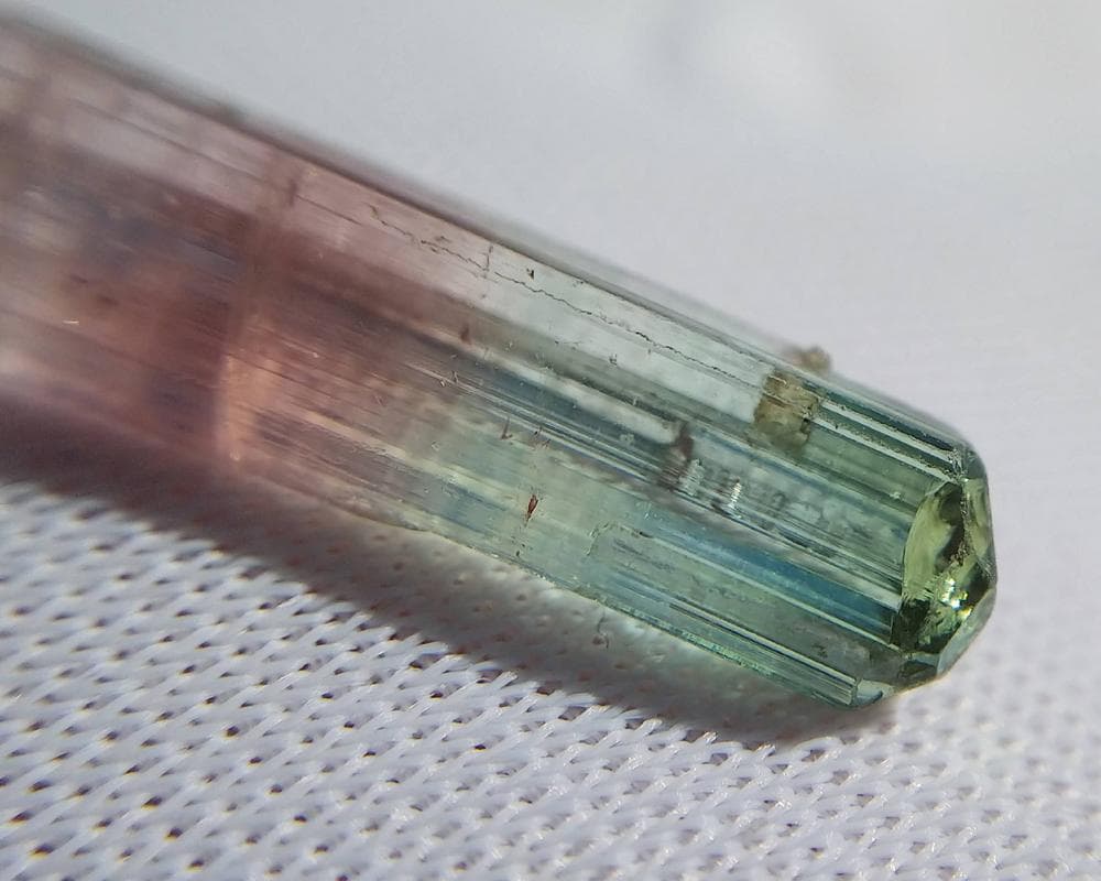 353 バイカラー トルマリン コンゴ産 結晶 原石