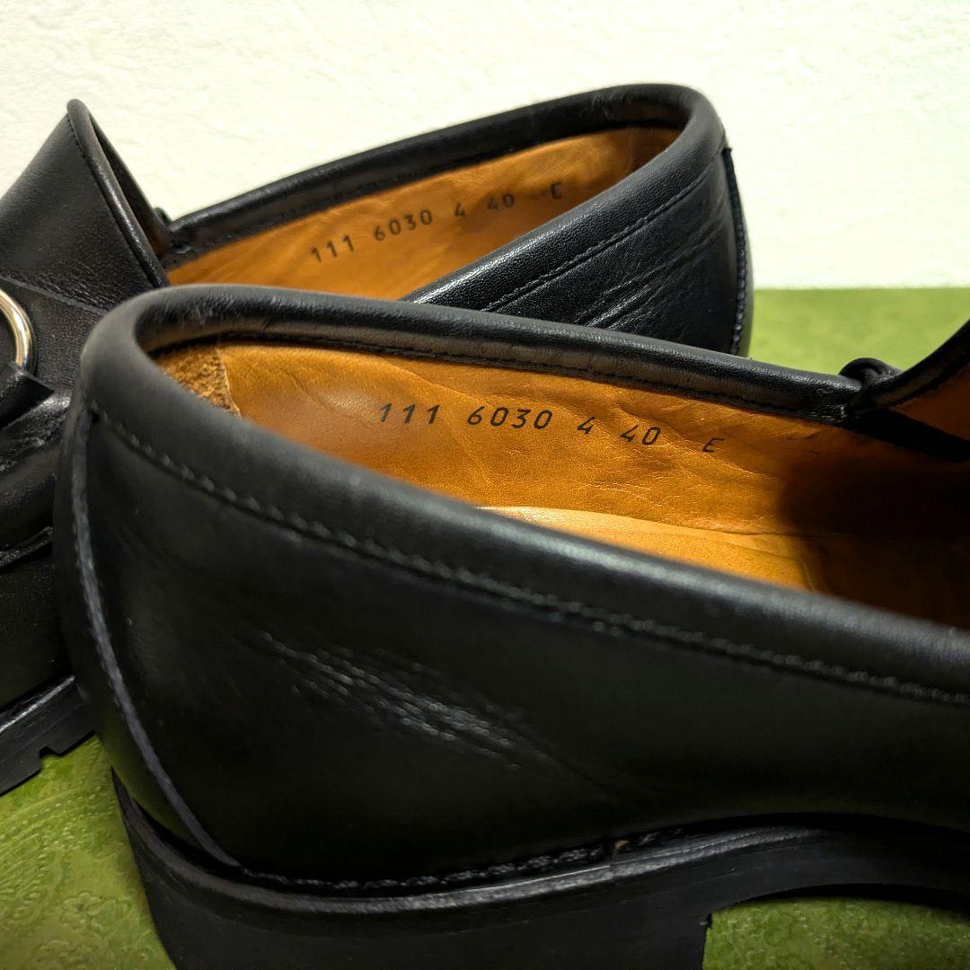 I*２様 美品　GUCCI　ホースビットローファー　ブーツ　黒　40E