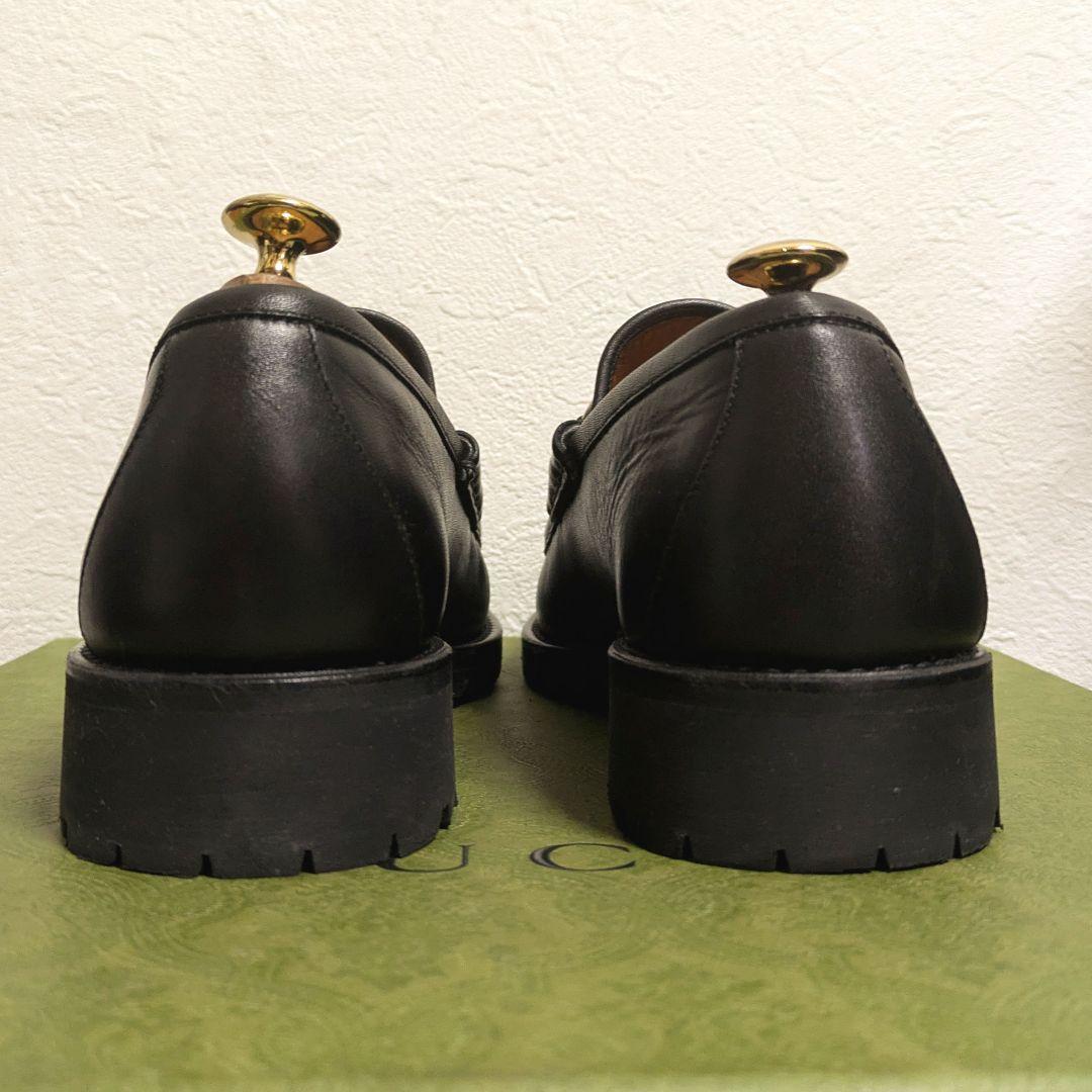 I*２様 美品　GUCCI　ホースビットローファー　ブーツ　黒　40E