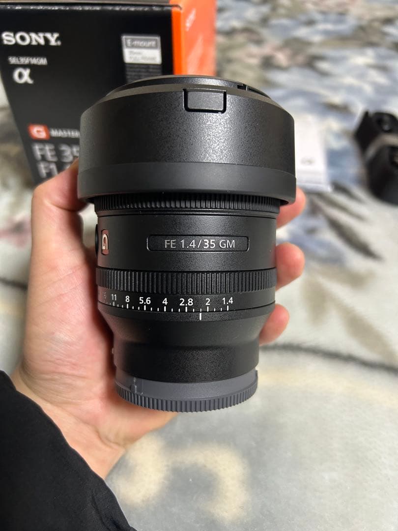 SONY FE 35mm F1.4 GM レンズ（純正レンズプロテクター付）