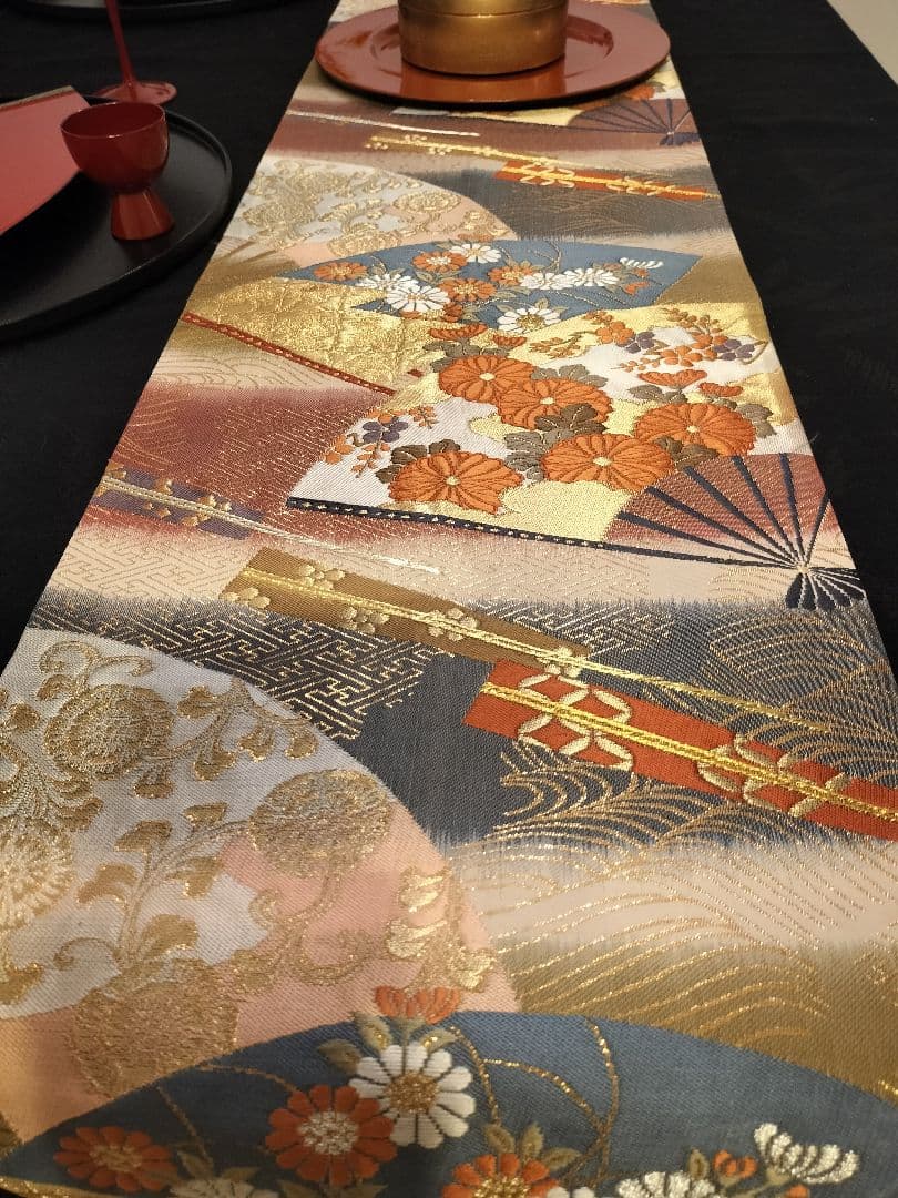 A939高級‼️逸品‼️ひな祭り‼️扇子‼️2m13cm