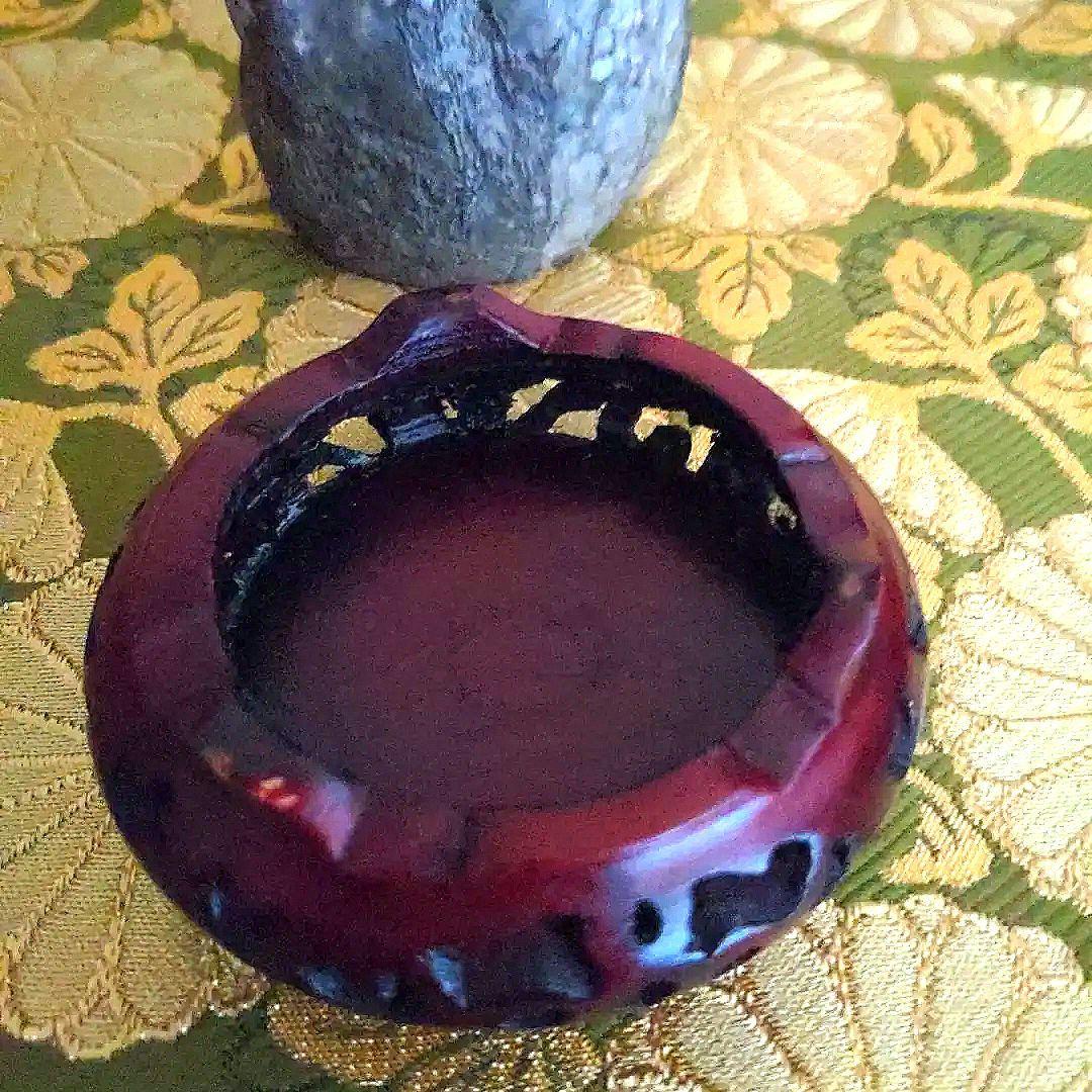 【最終価格】門司　梅花石　台座付　水石　盆石