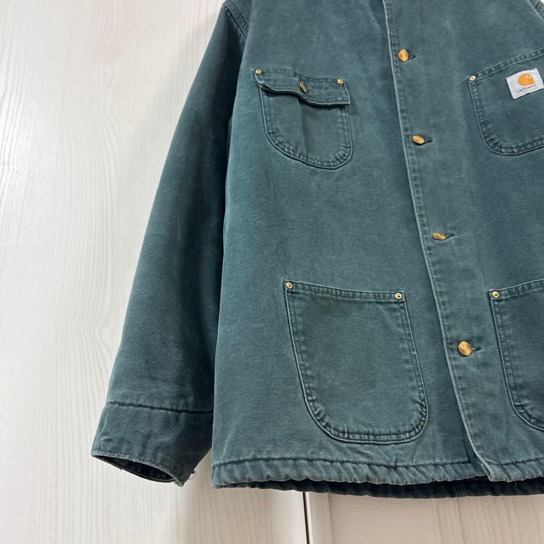 美品　カーハート　チョアコート　ダックグリーン