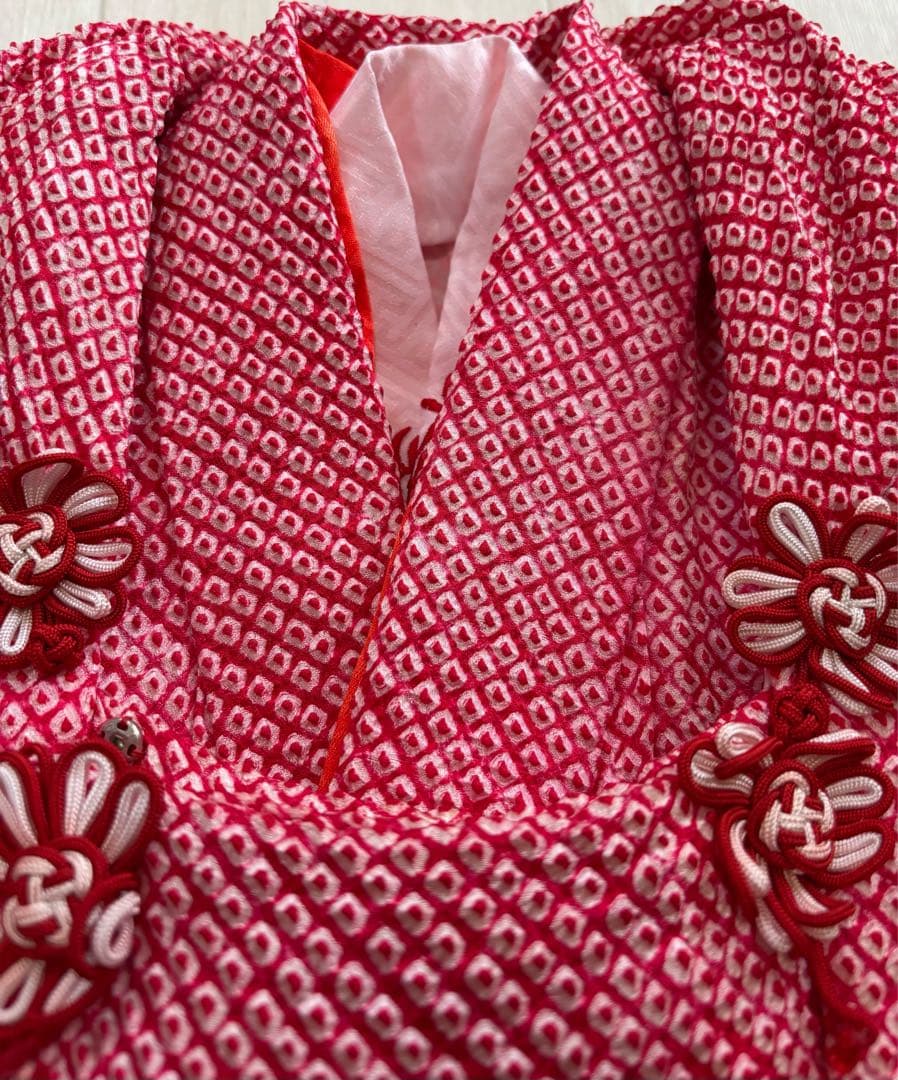 七五三　被布　着物　セット　絞り　総絞り