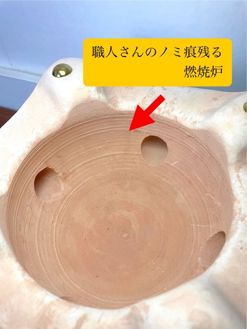 極稀少 最高級 奥能登 純珪藻土切り出し七輪 1人用21cm大判 高級因習和紙