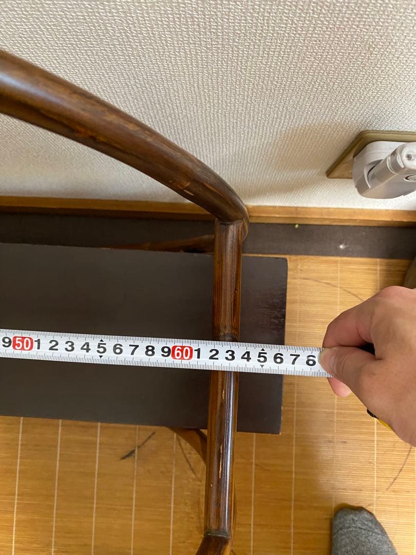 木製円形ディスプレイラック 2段