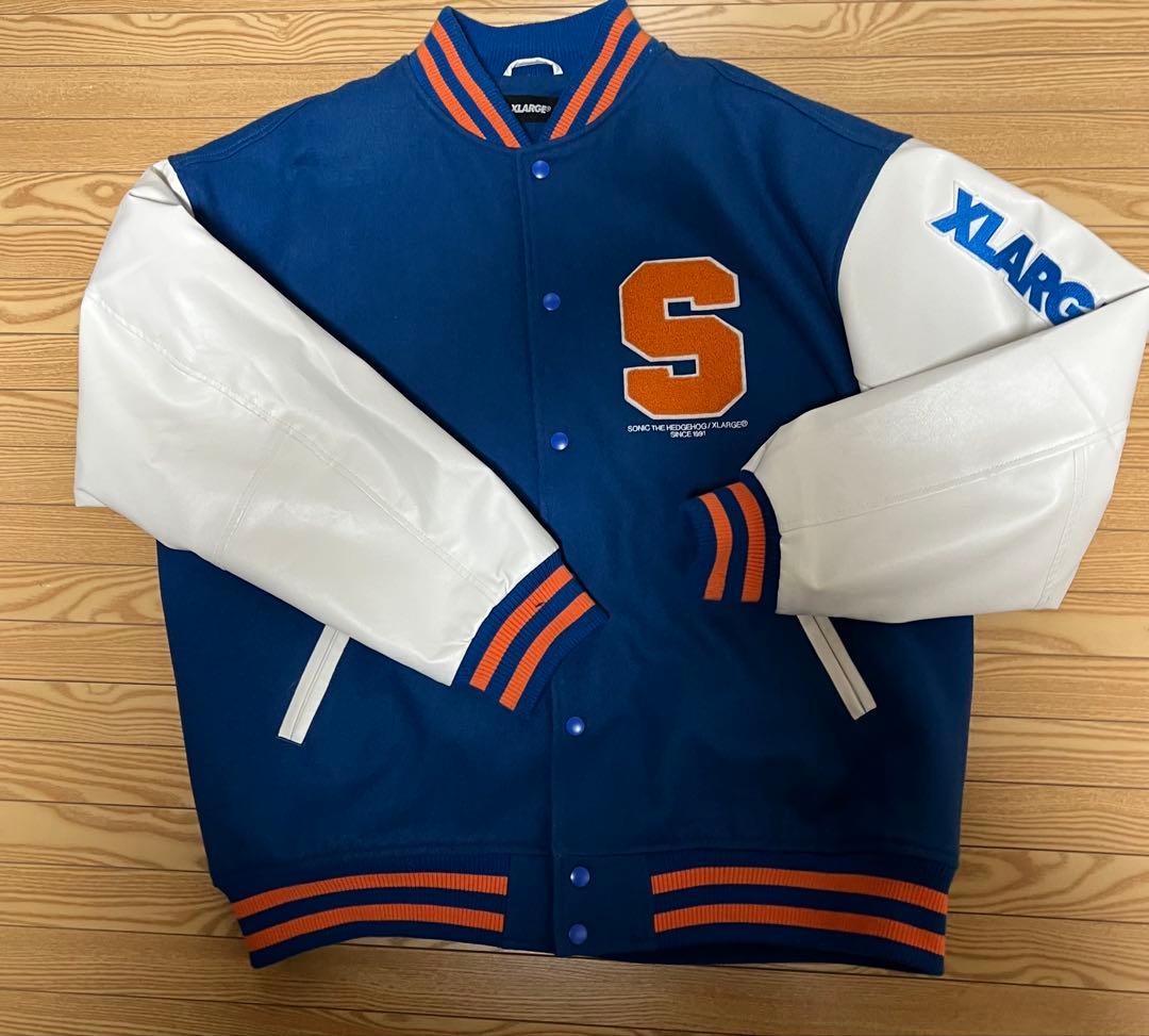 希少 XLARGE SONIC コラボ スタジャVARSITYJACKET XL