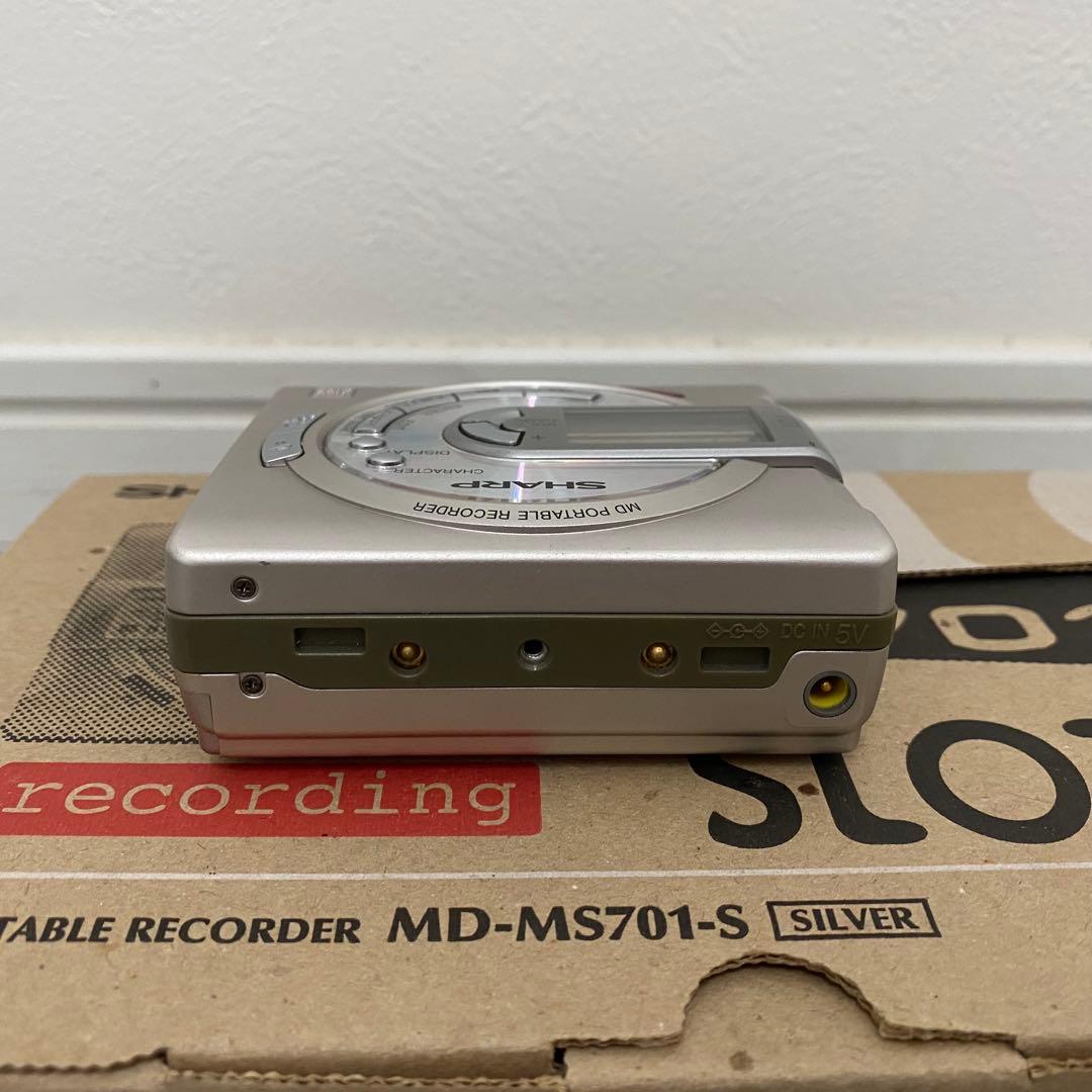 SHARP MDポータブルレコーダー MD-MS701