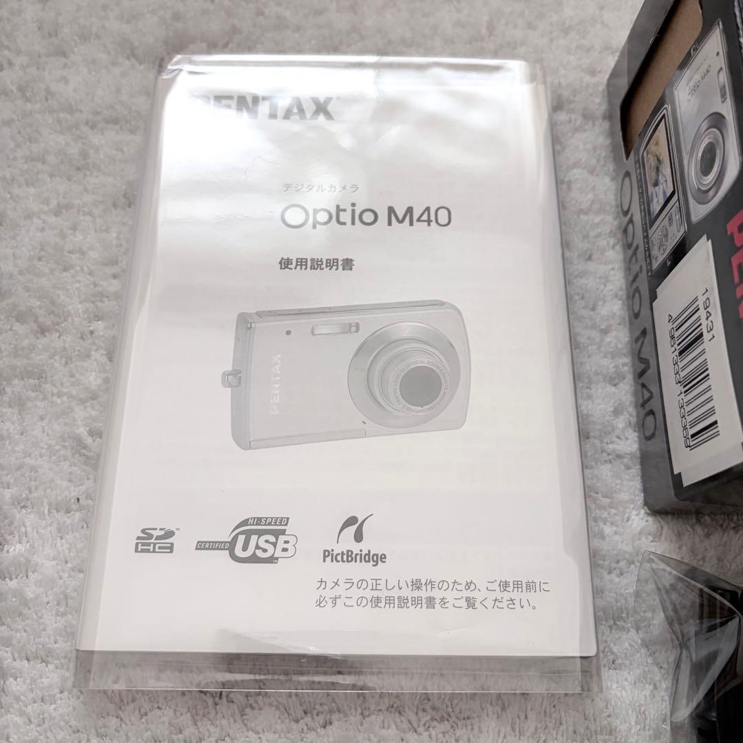 【動作品】PENTAX ペンタックス Optio M40 レトロコンデジ 茶色