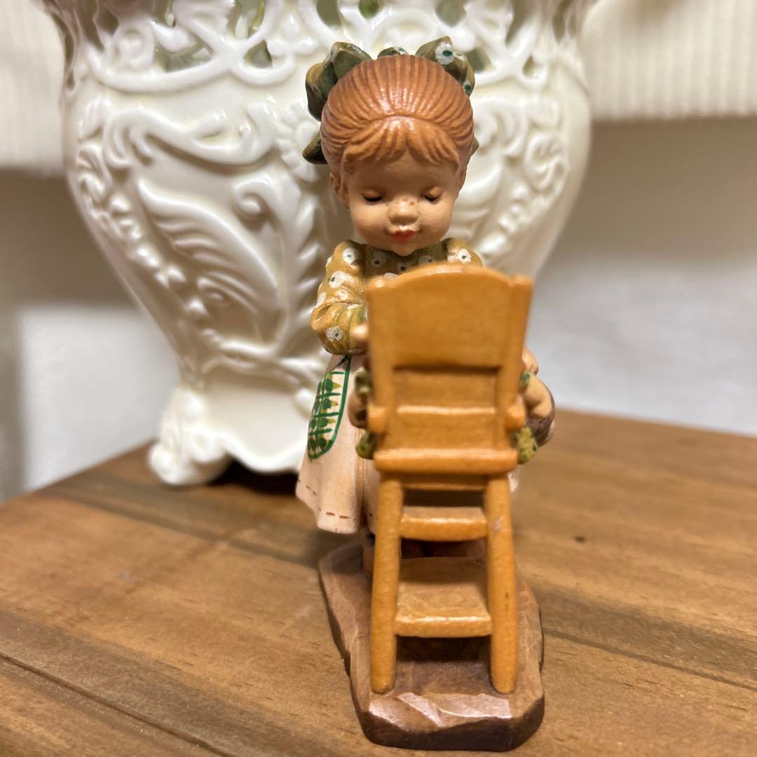 アンリ人形　サラケイ　木彫り人形　イタリア　アンティーク　Sarah Kay