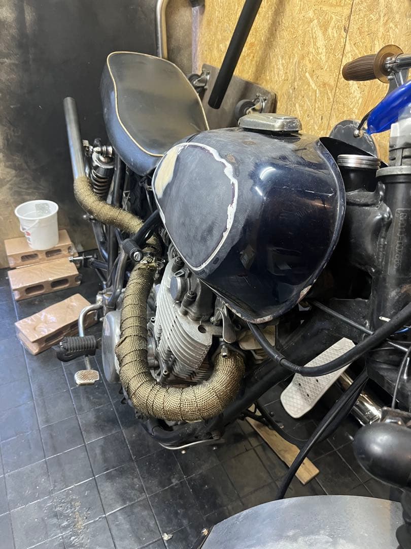 yoshihirosr400 sr500 アップ中通しマフラー　1jr