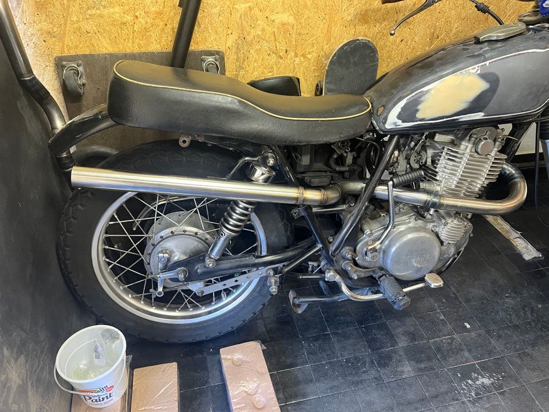 yoshihirosr400 sr500 アップ中通しマフラー　1jr