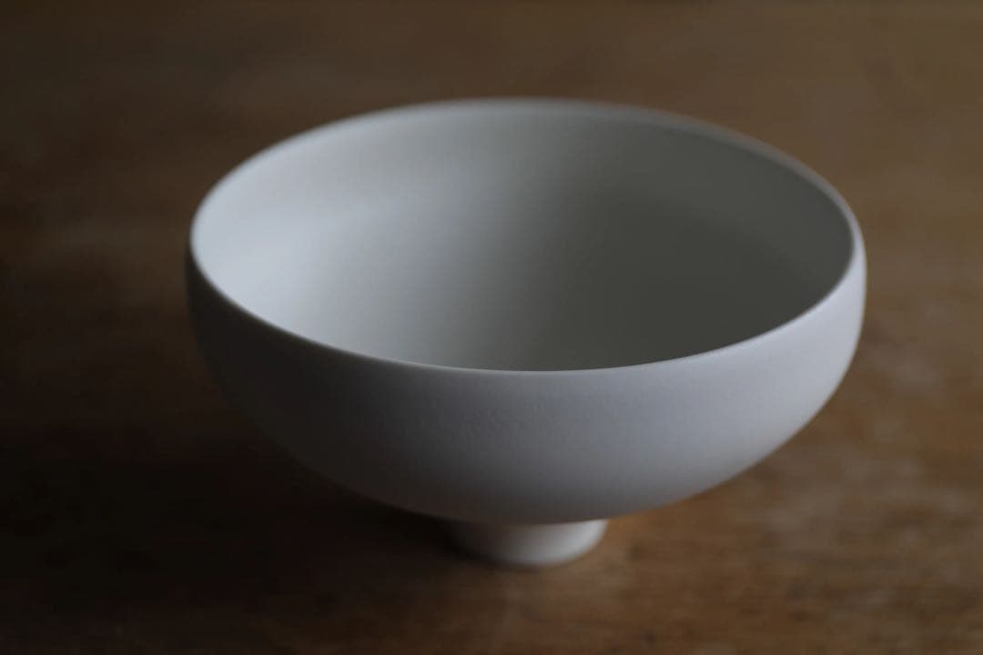 大谷哲也　ボウル　白磁　未使用品