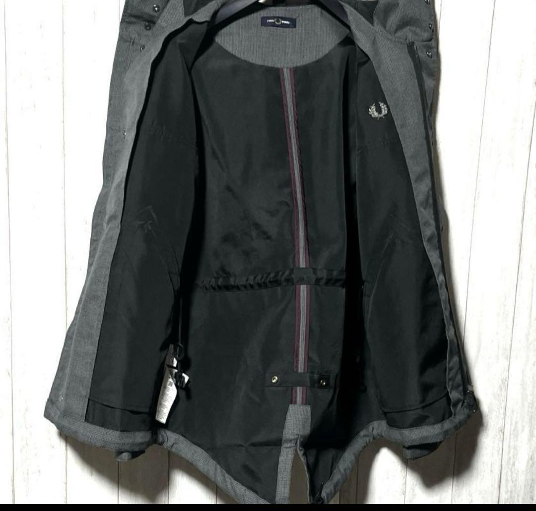 FRED PERRY/Short Jacquard Parka Lサイズ