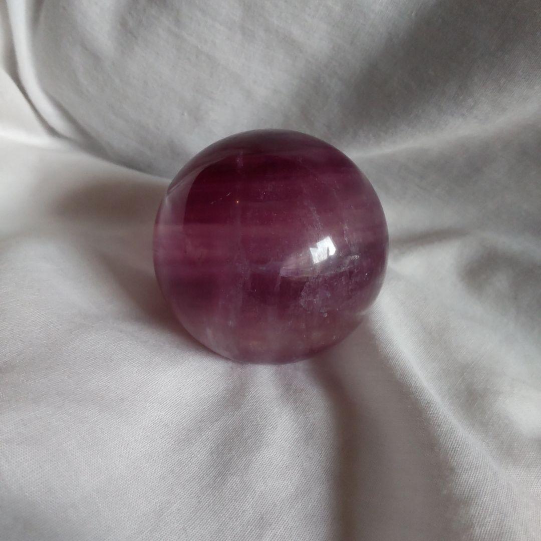 パープルフローライトスフィア