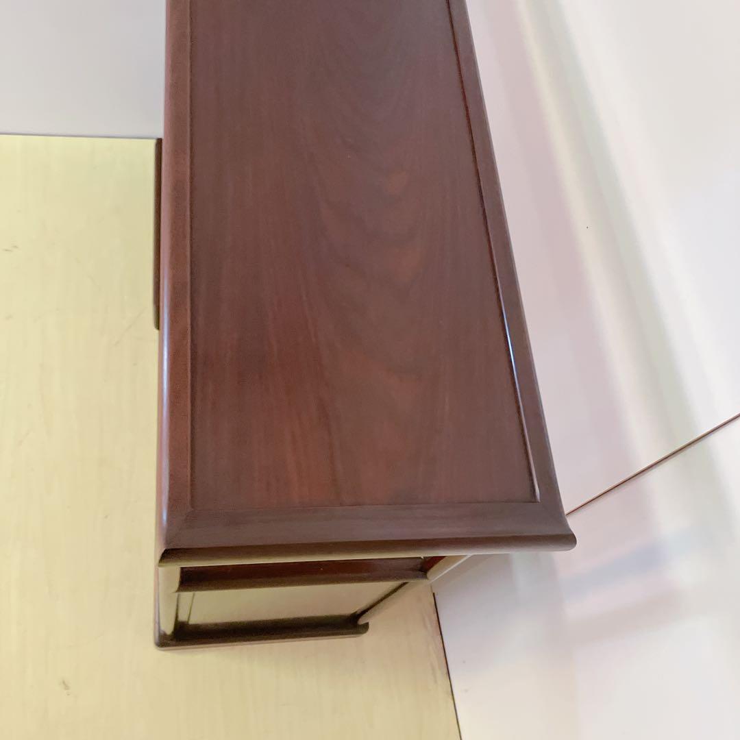 中澤唐木　紫峰作　日本伝統工芸品　飾り棚　和家具　茶棚　レトロ