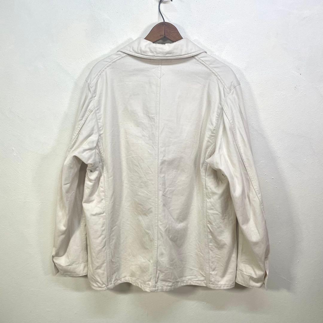 美品 THE CORONA UTILITY ホワイトツイルカバーオール 日本製